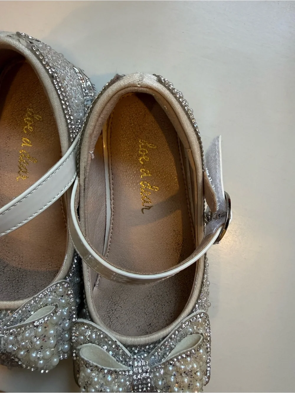 Doe a Dear Pearl Bow Mary Jane Shoes